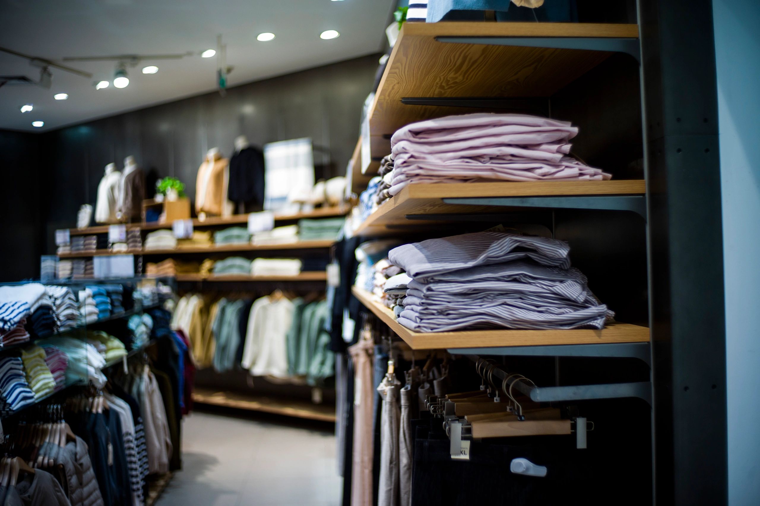 trendy fashion clothing shop modern